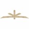 Ekena Millwork Alberta Rough Sawn Timber Gable Bracket, Douglas Fir, 108"W x 31 1/2"H x 4"D x 6"F, 7/12 Pitch GBW108X31X0406ALB00RDF - alternate 1
